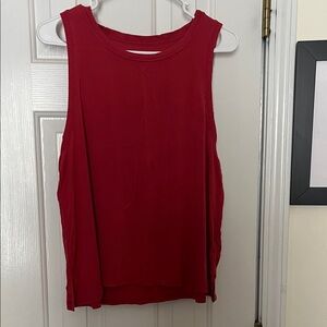 American Eagle Outfitters Red Tank Top